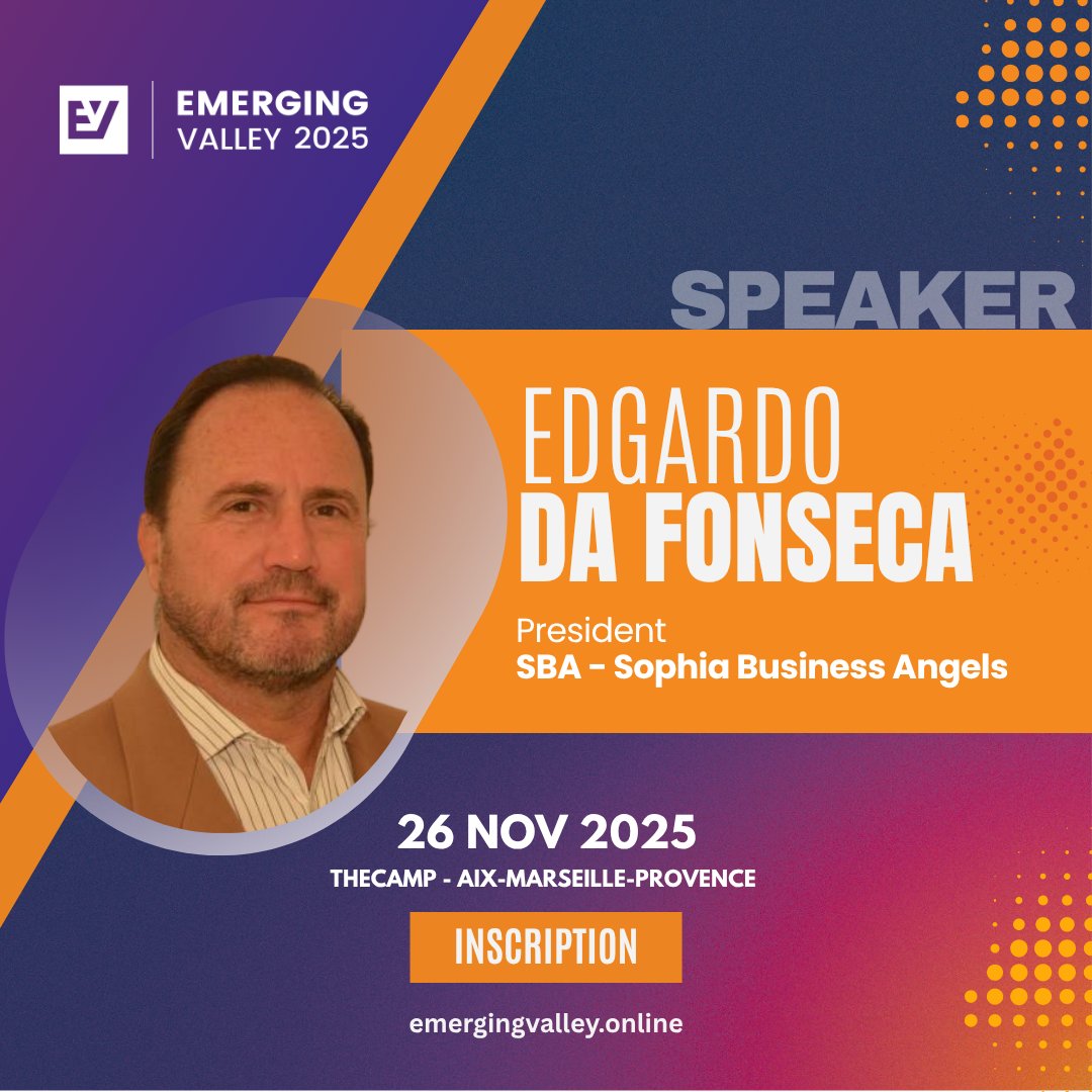 Meet Edgardo da Fonseca at EMERGING Valley 2025 !

Edgardo da Fonseca is an international manager and serial entrepreneur with more than 25 years of experience across telecommunications, software, and technology services. His career bridges multinational corporations and