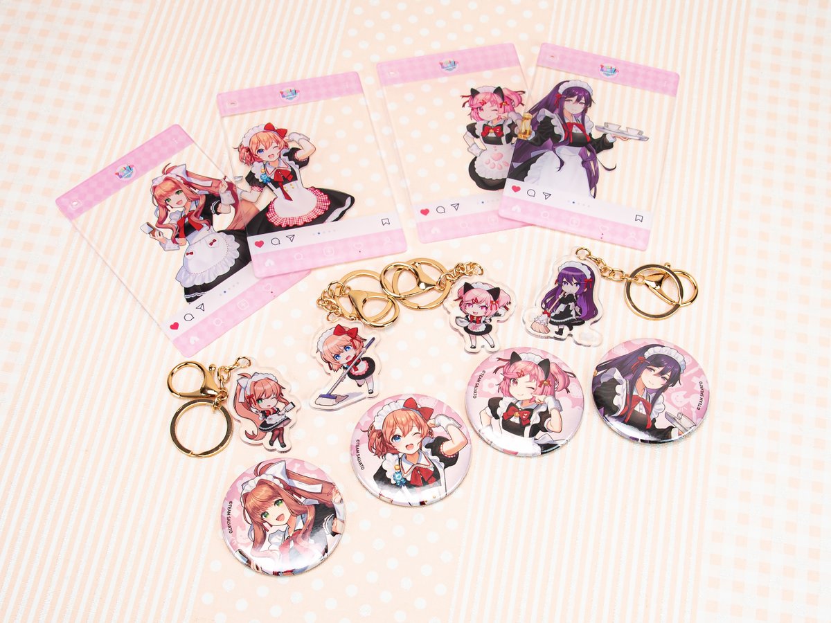 台湾コラボカフェグッズ‼／ 『ドキドキ文芸部！』グッズ各種[ツクヨミ