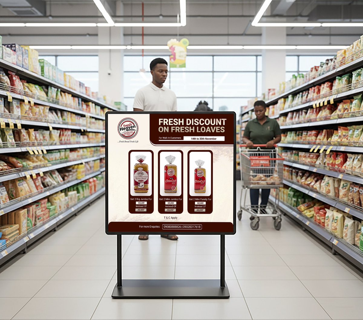 _adeyemiadeniyi's tweet image. As a Brand Identity Designer, I guided Fresh Heaven Bread from strategic decisions to final visualization for their multi-channel discount campaign (billboards, flyers, in-store).

Full case study on Behance: behance.net/gallery/238681…

#BrandIdentity #DesignStrategy