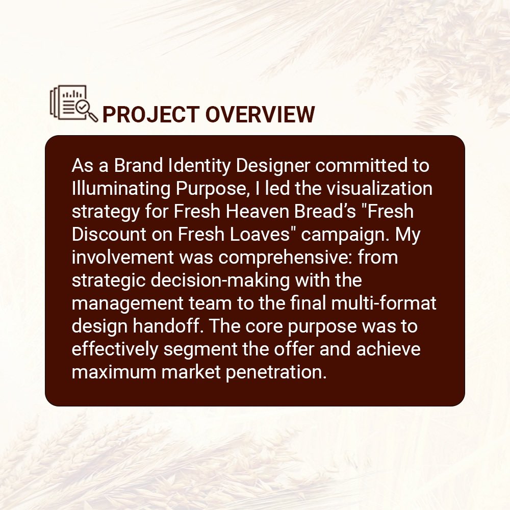 _adeyemiadeniyi's tweet image. As a Brand Identity Designer, I guided Fresh Heaven Bread from strategic decisions to final visualization for their multi-channel discount campaign (billboards, flyers, in-store).

Full case study on Behance: behance.net/gallery/238681…

#BrandIdentity #DesignStrategy