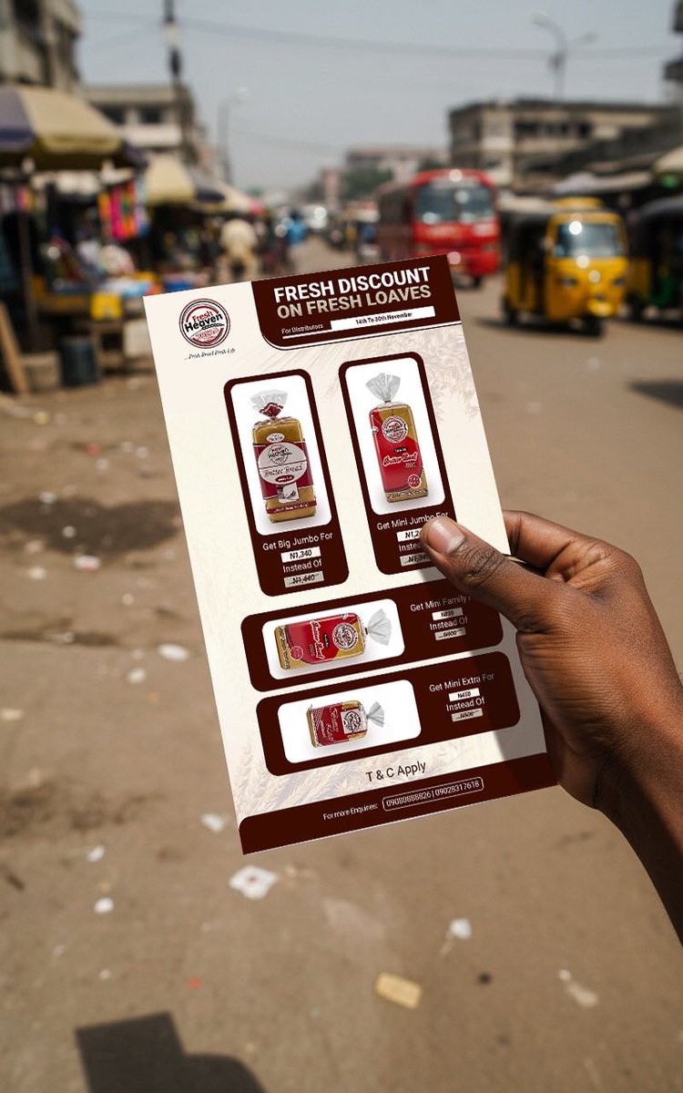 _adeyemiadeniyi's tweet image. As a Brand Identity Designer, I guided Fresh Heaven Bread from strategic decisions to final visualization for their multi-channel discount campaign (billboards, flyers, in-store).

Full case study on Behance: behance.net/gallery/238681…

#BrandIdentity #DesignStrategy