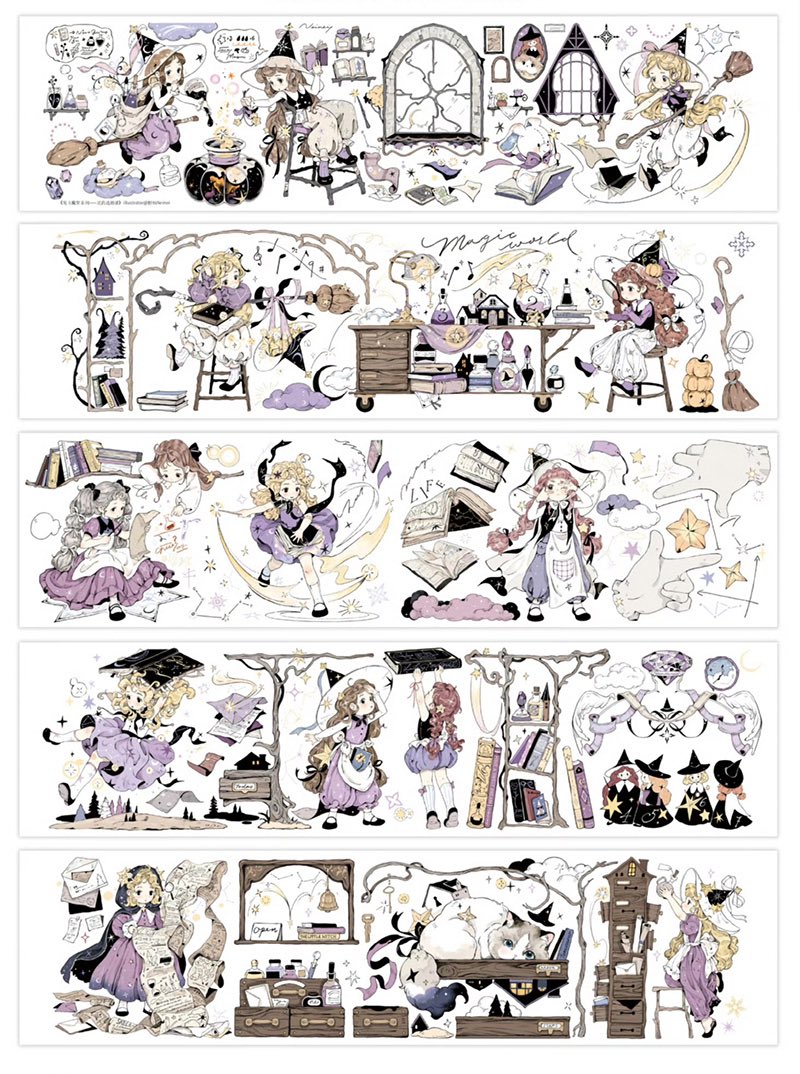 weilinlinlin123's tweet image. こんにちは
今日Amazonより販売商品をご紹介致します。
.
人気の可愛い小魔女マステ。
.
Amazon👉🏻 amzn.asia/d/isuuJAg
通販サイト（5%off)👉🏻nekonozakka.com/h-product-deta…
.
#コラージュ
#海外マステ
#pettape
 #데코레이션
#コラージュ素材