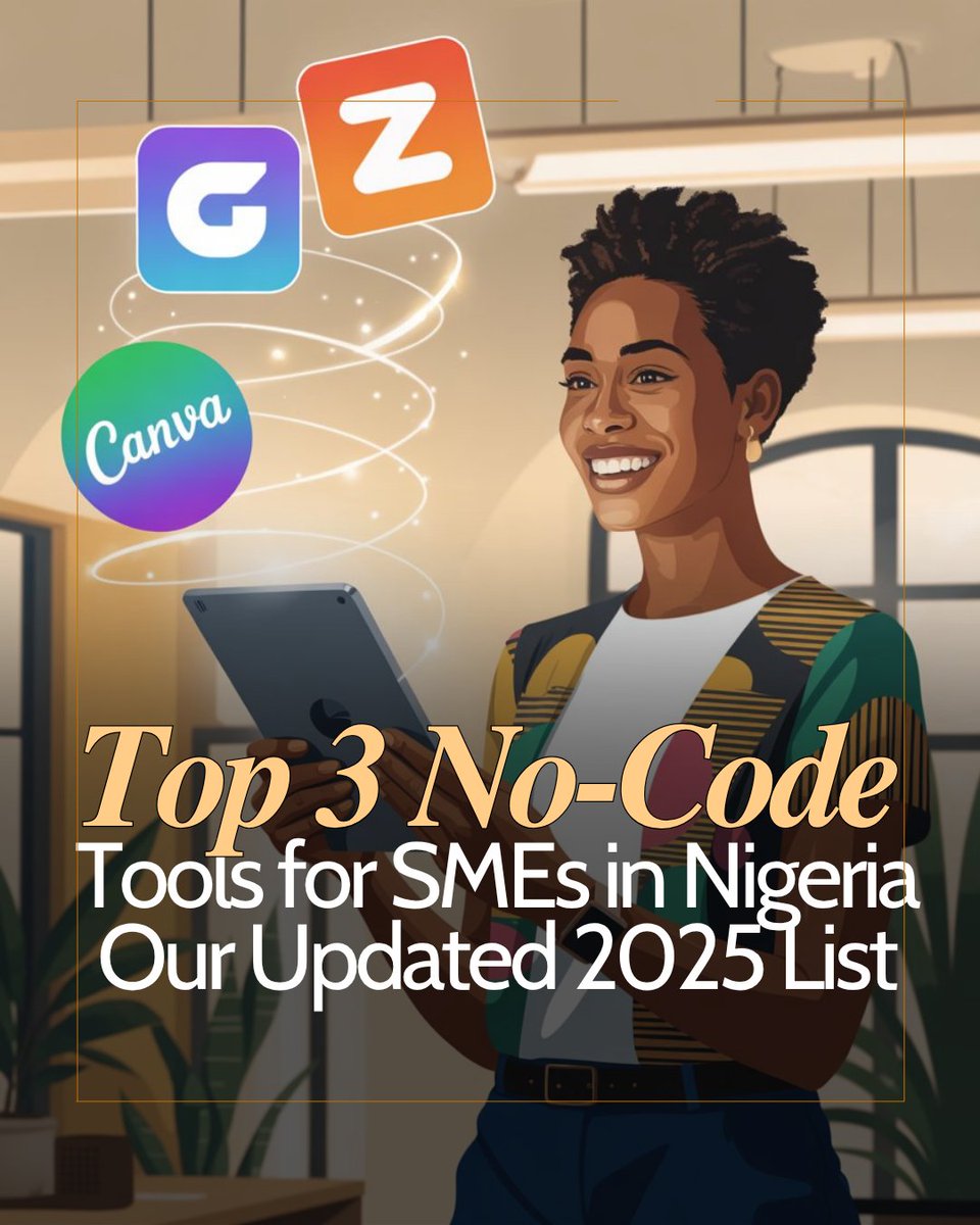 KDsquares's tweet image. Top 3 No-Code Tools for SMEs in Nigeria
Our updated 2025 list ~ kdsquares.com

#TopTools #NoCodeNigeria #DigitalResources #kdsquares
