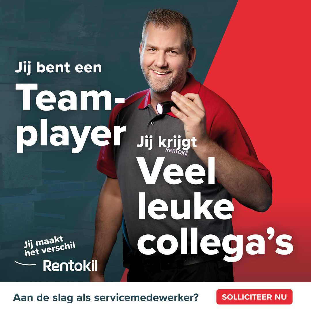 Ben jij ook die teamplayer die wij zoeken en wil je graag het verschil maken als servicemedewerker ongediertebestrijding? Bescherm bedrijven tegen ongewenste gasten en word dé expert in jouw regio. hubs.ly/Q03TKqWG0