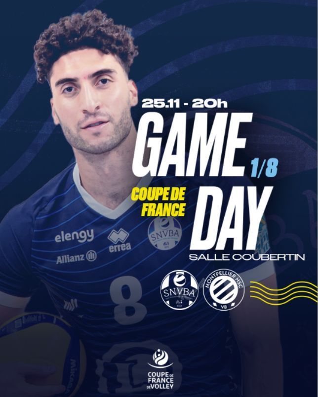 𝗝𝗢𝗨𝗥 𝗗𝗘 𝗠𝗔𝗧𝗖𝗛 ⚔️

C'est le retour de la Coupe de France ce soir ! Les Maritimes font face à Montpellier pour aller chercher une qualif' en 1/4 de finale ! 💪

🎟️ billetweb.fr/pro/snvba 
📺 LNV TV
📍 Pierre de Coubertin, Saint-Nazaire
⌚️ 20h