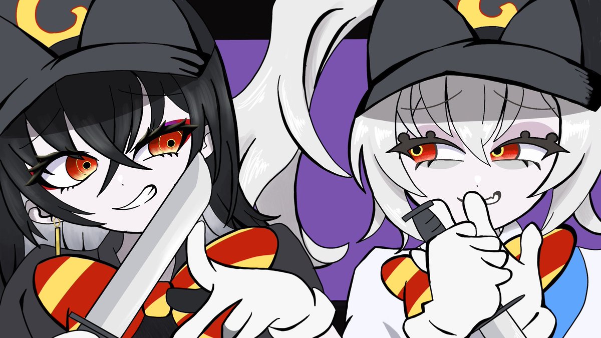 カートゥーンな2人
#Kanariart