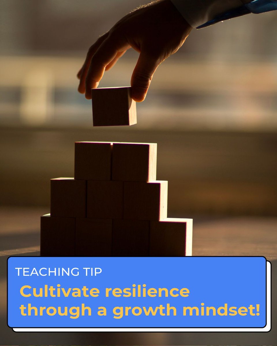 kalvielearning's tweet image. Encourage students to view challenges as opportunities to grow. Emphasizing effort over innate ability.

Example: Praise students for their persistence in solving a difficult problem, highlighting the progress made through effort.

#GrowthMindset #ResilientLearners