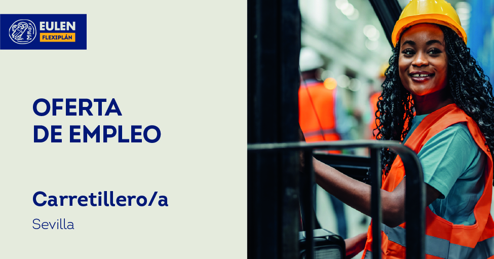 EulenFlexiplan's tweet image. #OfertasEULENFlexiplán 📣 Estamos buscando CARRETILLEROS/AS para una importante compañía del sector #logístico ubicada en #Sevilla. 👇🏽
¡Inscríbete!  acortar.link/KtGxXy