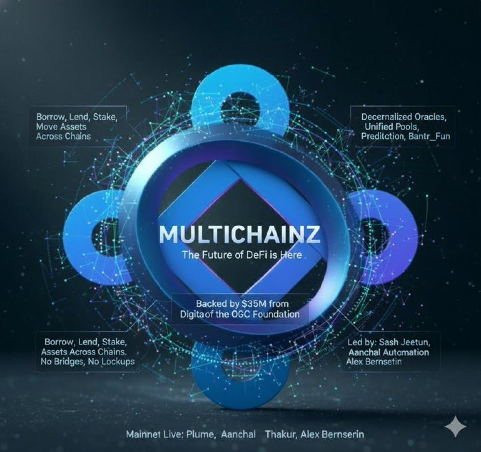 BloomWeb4's tweet image. The most interesting part of @MultichainZ_ isn’t just that it connects chains  it’s how it quietly rewires the entire experience of managing capital in a fragmented ecosystem. Most lending protocols still force users into a rigid model where every position is tied to the chain it…