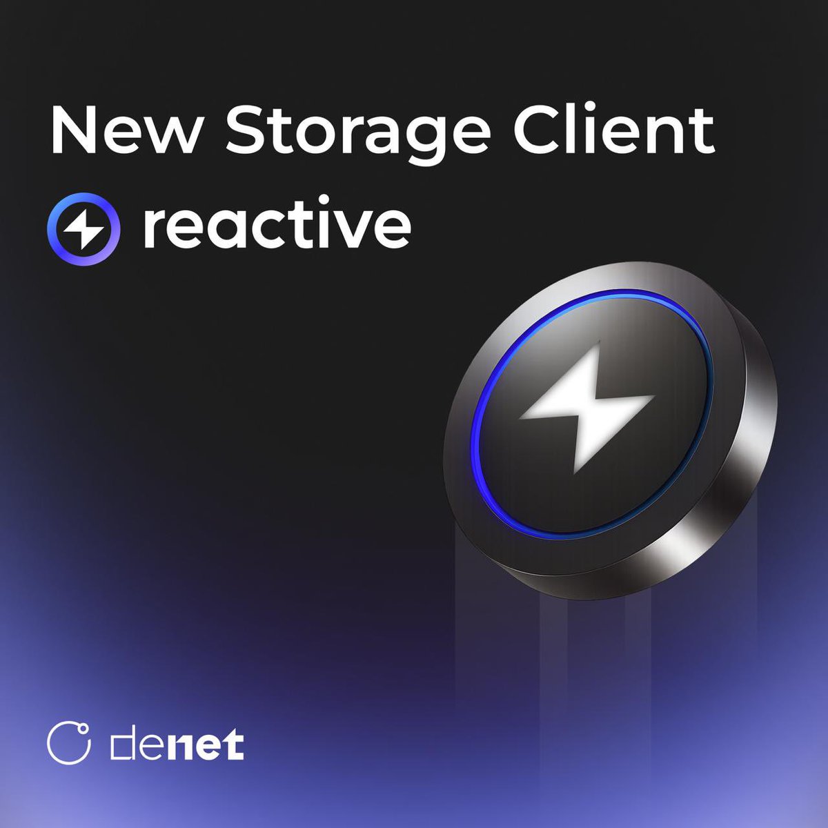 DeNetPro's tweet image. NEW STORAGE CLIENT ANNOUNCEMENT

We’re thrilled to announce Reactive Network @0xReactive as DeNet storage client allocating reward pool for active Watchers! 

⚡️About Reactive:
Reactive turns all blockchains into one connected, automated network.

⚡️What they’ll store:
Reactive…