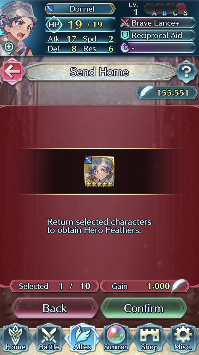 Should've subscribed to FEH pass a day later...
I would've gotten Dimitri but instead, my last resplendent is Donnel.
Free 1K Hero Feathers!