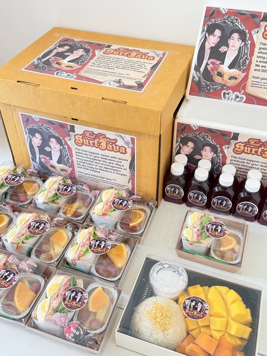 noweiyca's tweet image. Sending all our wishes through today’s food support for @swensurf &amp;amp; @javabh28 💖

from : @noweiyca @spiritchaeboI @astonorthiveva @gropve @sleptonscene @cry4naravit @usernameisharsh @perthata @forurfourth @kengnampink @chontonn

MAGIC VIBES MAXIMIZED X SJ
#GMMTV2026XSurfJava