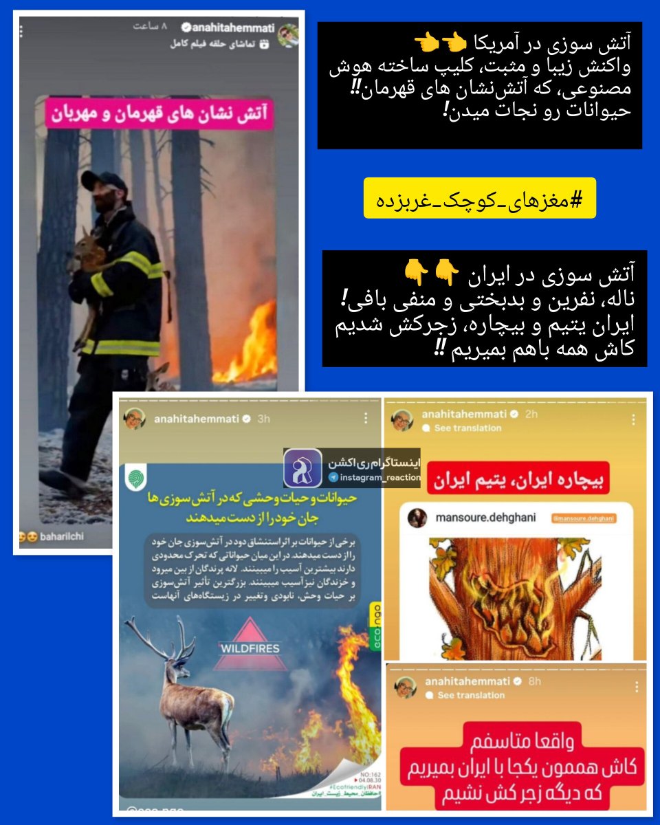 sadeqmadanii's tweet image. مغزهای کوچک زنگ زده به روایت تصویر!!!
تناقض در رفتار این جماعت به وفور دیده میشه که غربی‌ها رو قهرمان و ایرانی‌ها رو منفعل و بی‌خیال جلوه میدن...