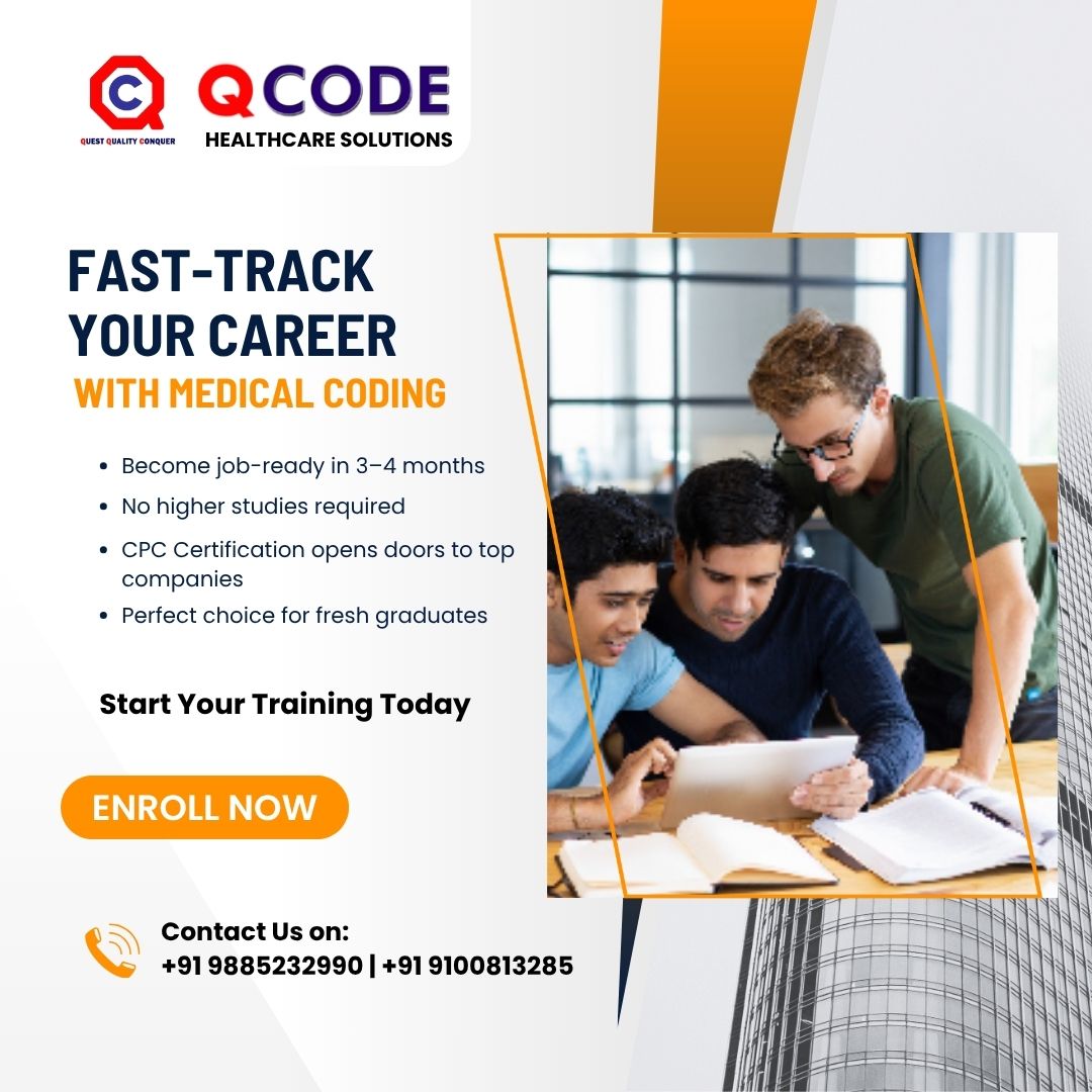 qCodeacademy_'s tweet image. Ready for a career upgrade?🌟
Medical Coding helps you become job-ready in 3–4 months
Get CPC certified and step into leading healthcare companies with confidence.

Perfect for fresh graduates.
Enroll now!

#MedicalCodingTraining #CPCExam #FreshersJob