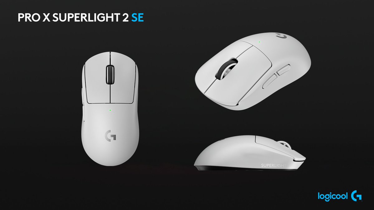 LogicoolG's tweet image. 最上位マウスの価格を抑えたモデル
「PRO X SUPERLIGHT 2 SE」🖱️

フラッグシップモデル「SUPERLIGHT 2」と同じHERO 2センサー、LIGHTSPEEDワイヤレス、LIGHTFORCEスイッチを採用しつつ、より手の届きやすい価格を実現しました！

◆製品の詳細はこちら
amazon.co.jp/dp/B0FPRZTG3G