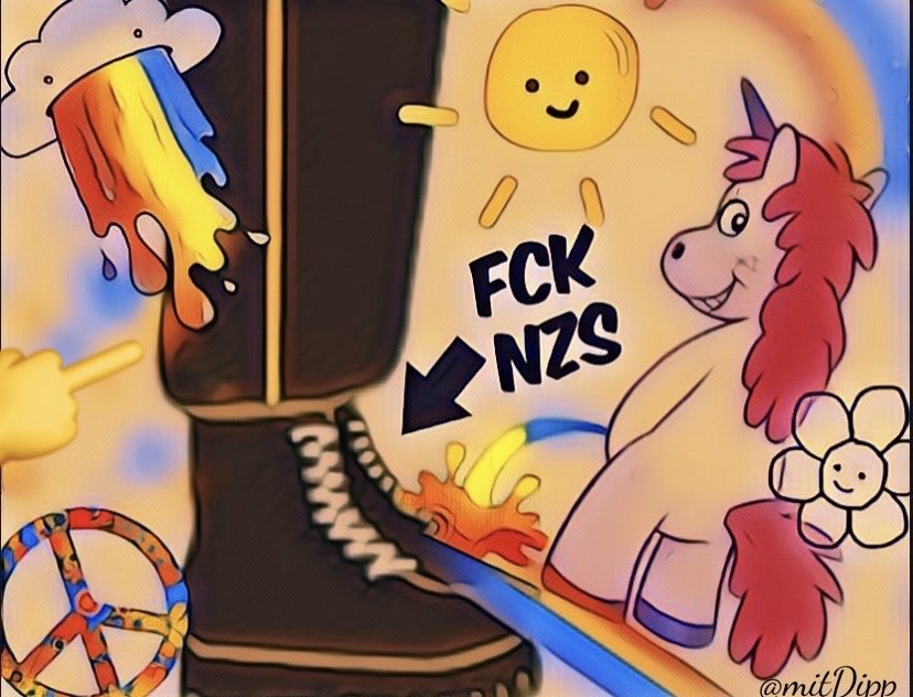 Guten Morgen, 
Ihr Lieben, 

Faschisten zu wählen ist kein Protest. 

#AFDsindFaschisten 
#FCKNZS 

Herzigen Tag für Euch❤️🌈