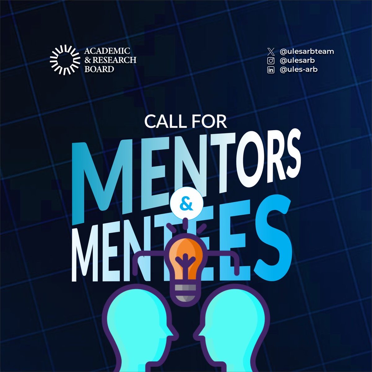 Engineering can be overwhelming. You don't have to figure it out alone. 

ARB is opening applications for our mentorship program; connecting students who want to excel with those who've walked the path.

Sign up here: bit.ly/arbmentorship