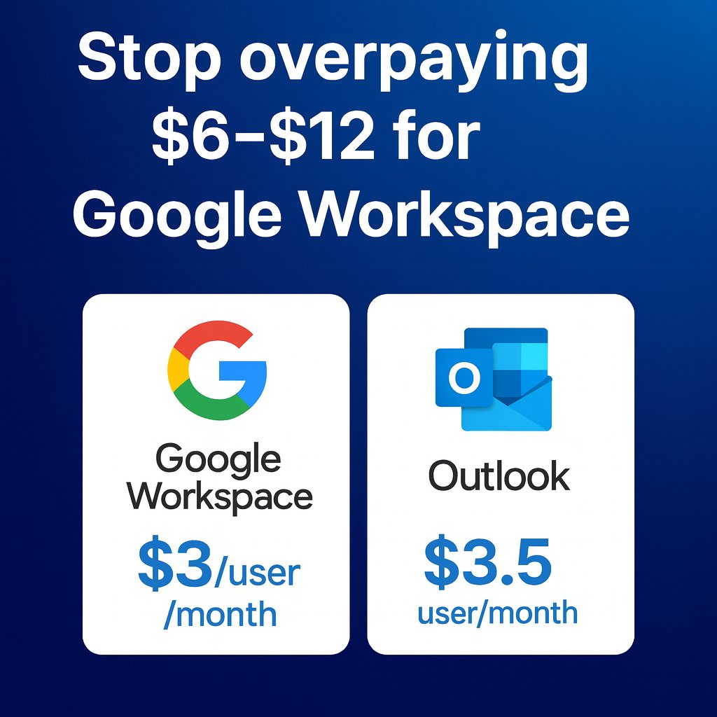 HabibuR_2050's tweet image. Stop overpaying $6-$12 for Google Workspace &amp;amp; Microsoft

✅ Start your best cold email campaign
✅ Google Workspace with DNS set
up &amp;amp; full admin access at $3/Month/user
✅ Available Outlook at $3.5/Month/user
✅ No suppension &amp;amp; Spam issue
✅ Best deliverability &amp;amp; landing email in…