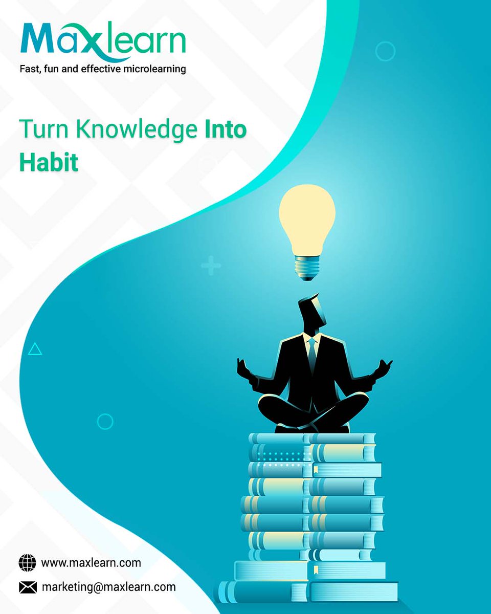 maxlearn_global's tweet image. From Knowledge to Habit
MaxLearn ensures learning translates into repeatable actions, creating measurable workplace habits. to know more... maxlearn.com/request-a-demo/
#AITraining #MobileLearning #employeeengagement #adaptivelearning #ScenarioBasedLearning #SpacedRepetitionROI