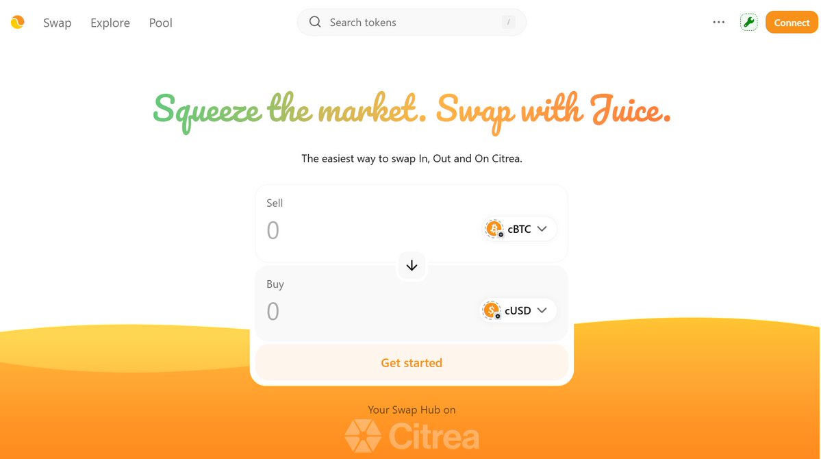 JuiceSwap_com's tweet image. New fresh and juicy design 🧃

Our frontpage just got a makeover, have you noticed?👀

Lets check it out and let us know what do you think!
Should we give the whole site the same glow-up?