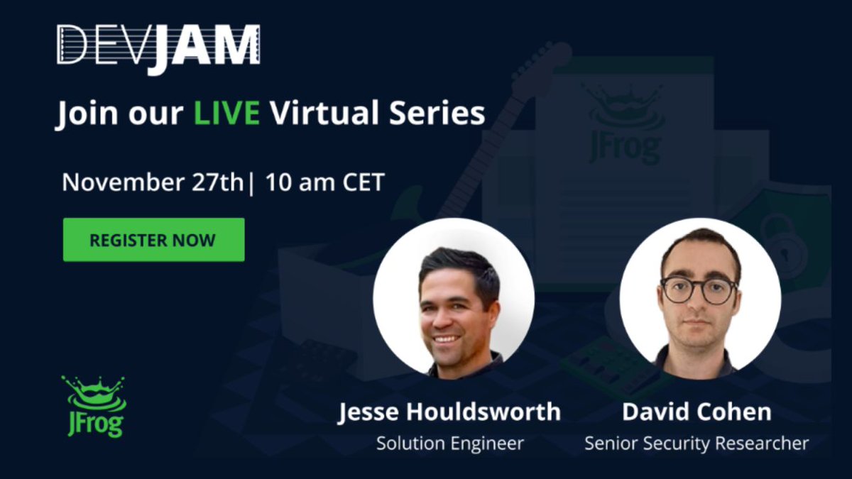 jfrog's tweet image. Last chance to register to the Live DevJam where you&apos;ll join our experts live to dissect the recent #npm breach. 

Prep your questions + get them answered in the live Q&amp;amp;A this Thursday. Save your spot today: bit.ly/3Li7yyC