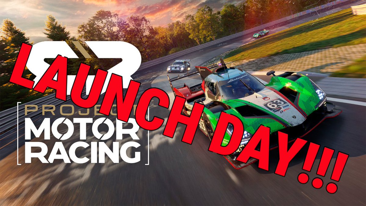 AzraelsGaming's tweet image. LAUNCH DAY for @projectmracing is here! come chill out for more early access terrible racing from yours truly! 
Its gunna be a great day! 
Twitch: twitch.tv/azrael112
YouTube: youtube.com/live/waRSilM0c…