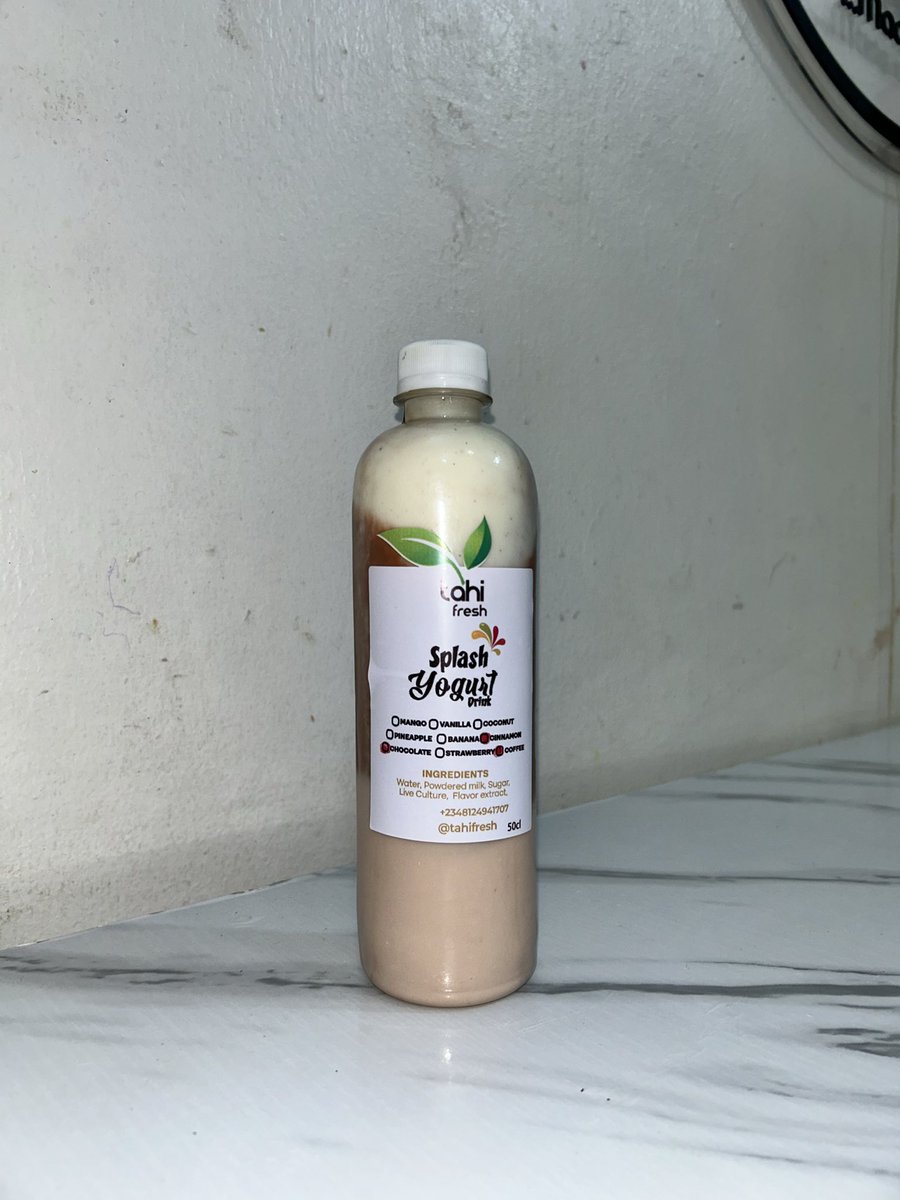 precisebabe's tweet image. Hello Tahi Fresh Fam! Hope you are all having an amazing day!
Here are our splash yogurts! Get three different flavors all in one bottle for N2500
