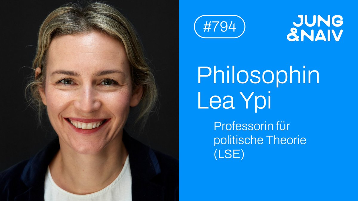 TiloJung's tweet image. Jetzt LIVE: Philosophin Lea Ypi bei @JungNaiv  youtu.be/5xT5udzn3c4

Bringt euch ein mit euren naiven Fragen im Livechat!