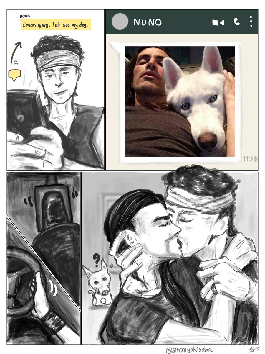 sironyakisoba's tweet photo. this is the gayest thing i've ever drawn

#garno
(Gary cherone / Nono bettencourt) https://t.co/Xqq0PfoH4H