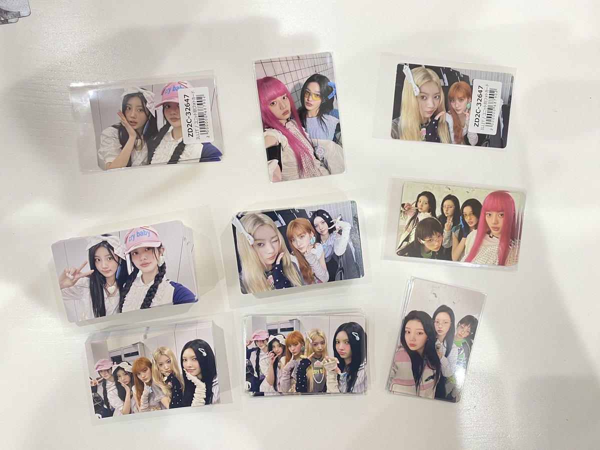 ILLIT NOT CUTE ANYMORE お譲り可能なカード一覧 1枚目ユニット 2枚目