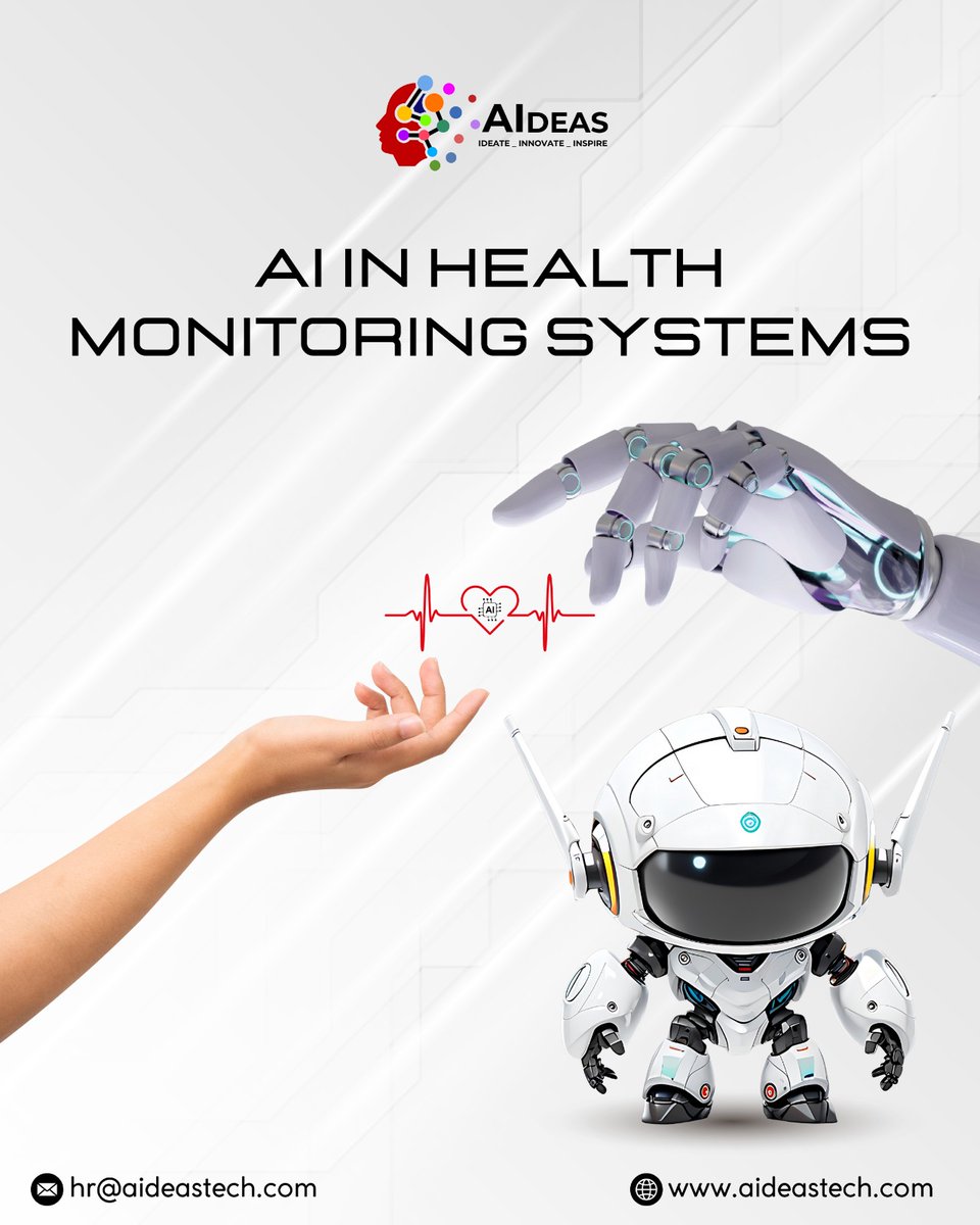 AIdeastech's tweet image. At AIdeas Tech Solutions, we leverage intelligent analytics, IoT integrations, and automation to build advanced health-monitoring ecosystems.

#AIdeasTechSolutions #AIinHealthcare #HealthMonitoring #DigitalHealth #SmartHealthcare #AIInnovation #FutureOfHealth