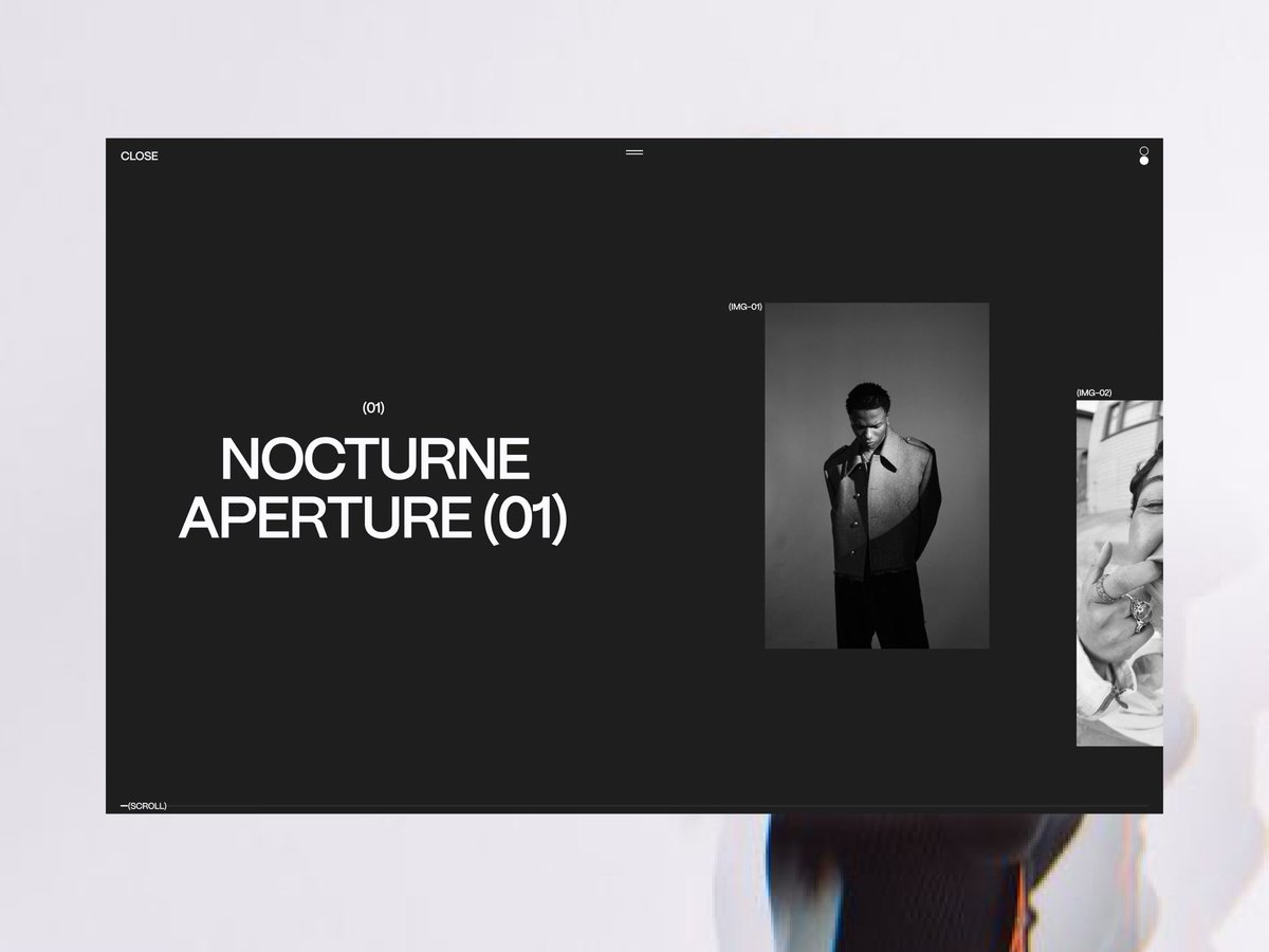 Ahmad_Carbon06's tweet image. A project page from a photography portfolio site.