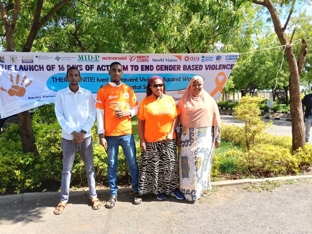 ProjectSHARP's tweet image. All roads lead to Isiolo Referral Hospital for the launch of the 16 Days of Activism. SHARP CSO champions have joined stakeholders in calling for the protection of adolescents and the safeguarding of their rights.
#HealthyAdolescents #SHARP4ASRH #16DaysofActivism