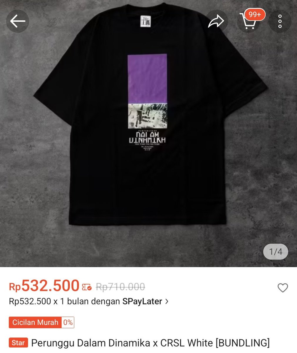 kolonigigs_'s tweet image. Beli kaos Perunggu &quot;Daldin&quot; bonus kaos yang kolabs Crsl harga 500an worth it gak ya kira-kira? 😗😗

🛒s.shopee.co.id/3qFYX3W4vJ