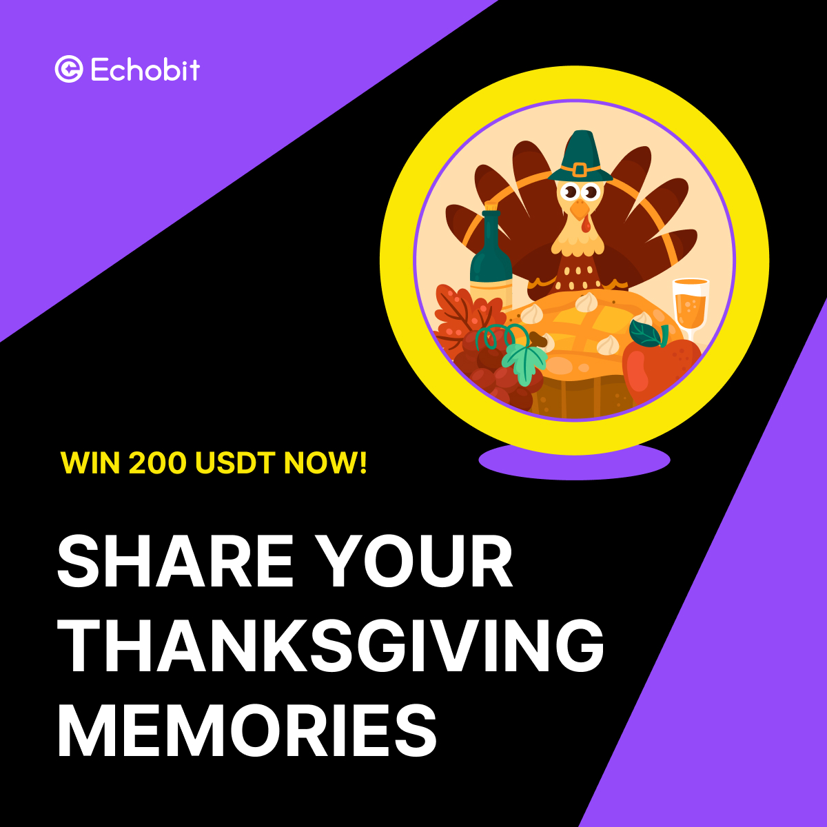 EchobitExchange's tweet image. 🦃 Celebrate This Thanksgiving with Echobit For $200 Giveaway!

&quot;What are your most shareable stories from 2025 — a key crypto trade or a personal milestone?&quot;

How to Enter:
✅ Follow @EchobitExchange &amp;amp; Join our Telegram
✅ Reply with #EchobitThanksgiving + UID In comment
🏆 20…