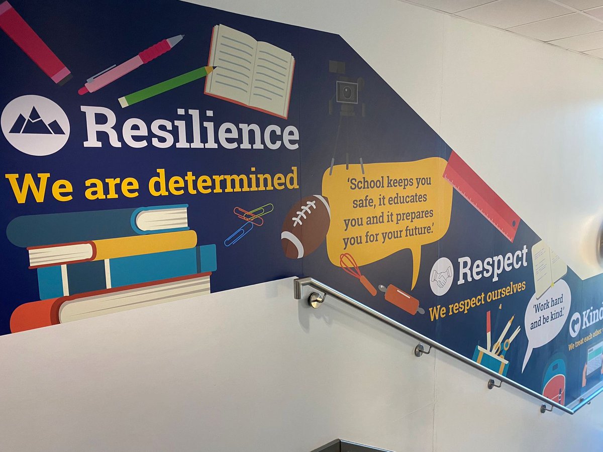 Design4Ed's tweet image. Make your school&apos;s values shine with our Core Values Wall Displays! They not only enhance your space but also convey your vision and ethos daily. Check out how others have brought their values to life! designforeducation.co.uk/designing-scho…
#DesignForEducation #CoreValues #WallArt