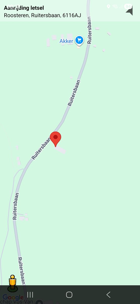 Aanrijding met letsel op Ruitersbaan in Roosteren