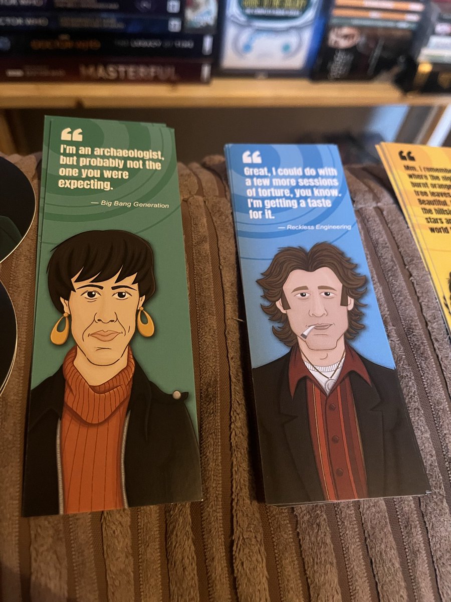 docoho's tweet image. More merchandise has arrived for the Hamster Book Club launch courtesy of the brilliant @DevonDan03 Bookmarks and stickers!