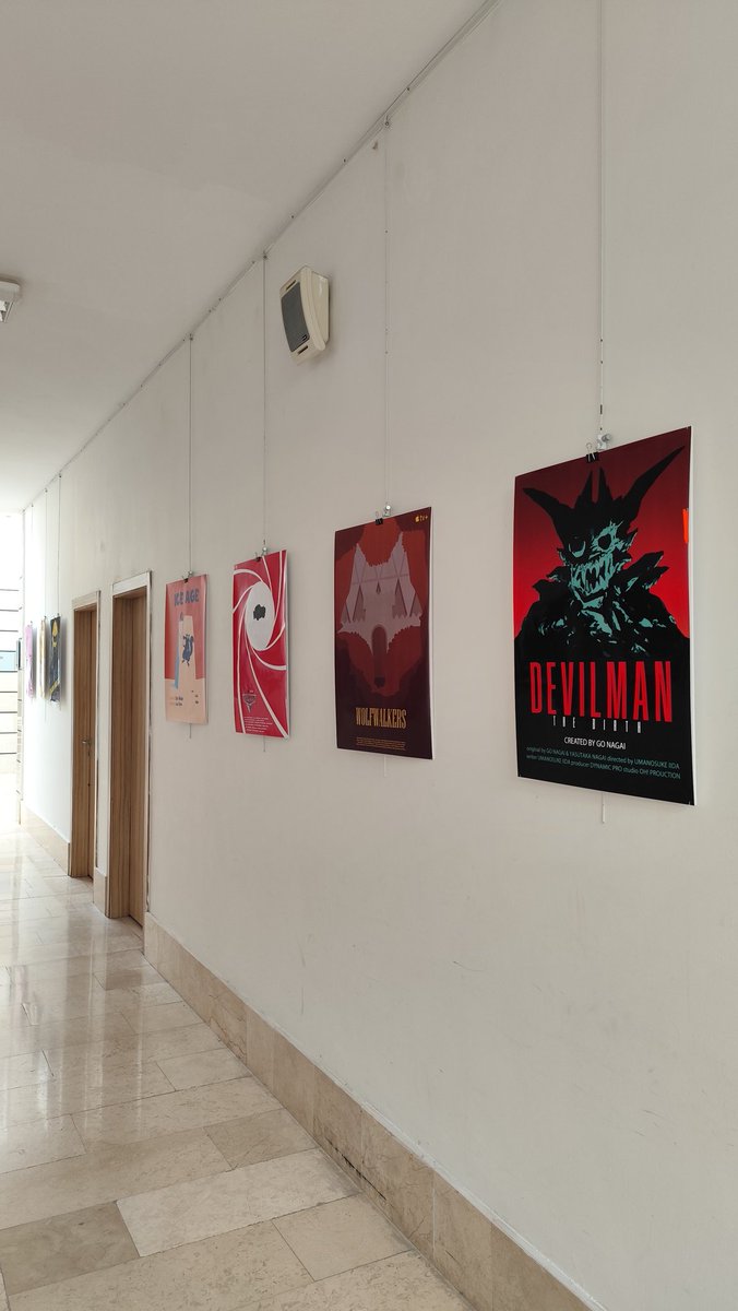 EheSays's tweet image. Devilman movie poster by me for college exhibition