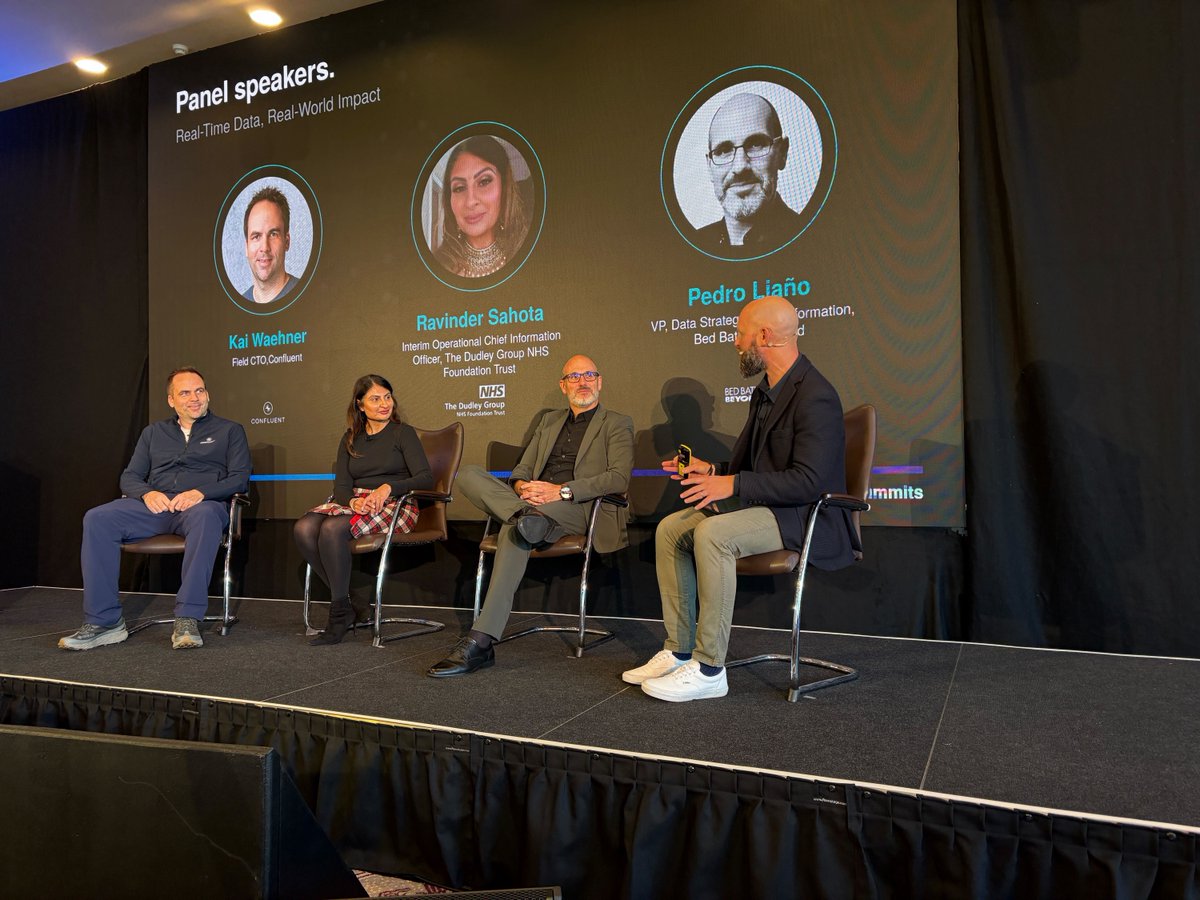 KaiWaehner's tweet image. In Dublin at the #CIOSummit by @GDSGroup, exploring how enterprises can outpace the speed of change.

Joined a great panel on #RealTime data.

Key takeaway: not everything needs real-time, but everything must be consistent.

#AI #GenAI #DataStreaming