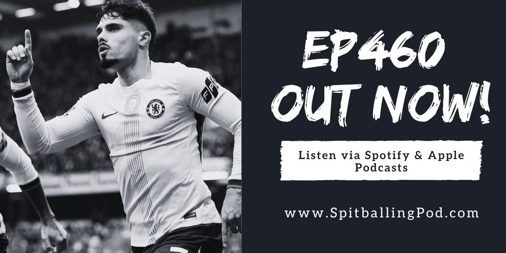 Ep 460 - Chelsea into Second🔵, Liverpool Lose Again🌳, Barnes Buries City🏹 and Eze Smashes Spurs🔴

Listen via🎧:

Spotify: open.spotify.com/episode/4Fq8te…

Apple: podcasts.apple.com/us/podcast/ep-…

Also available wherever else you get your podcasts 🤝
