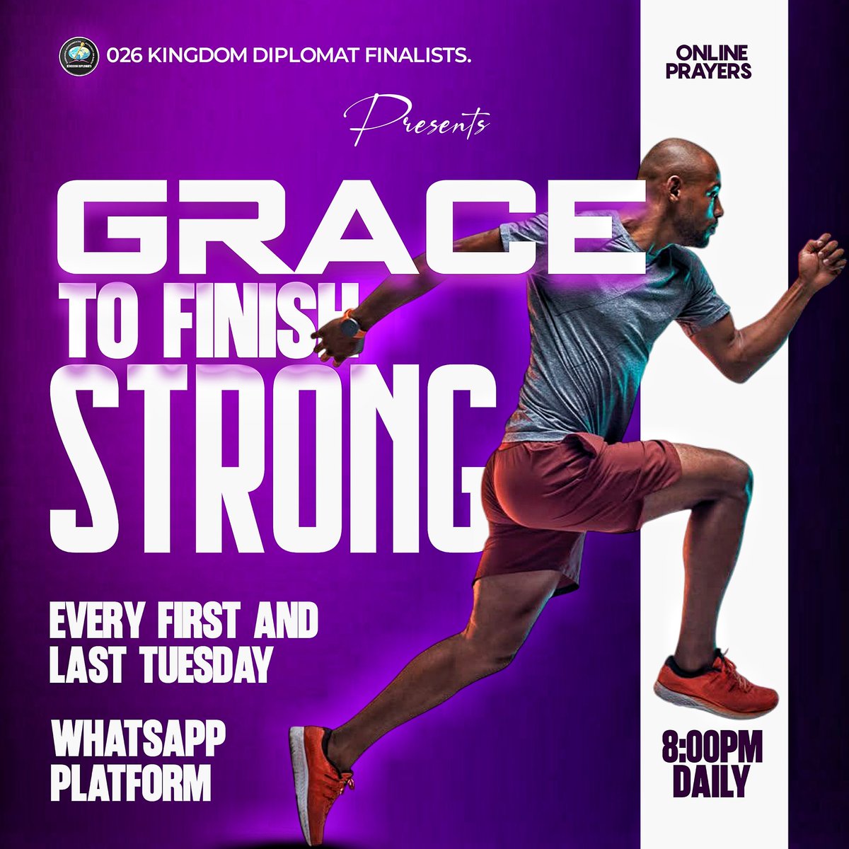 Even when the going gets tough,learn to push through.
I will finish strong.