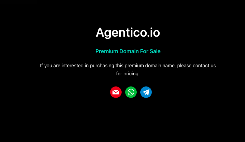 DavidSustiel's tweet image. Featured Listing

Agentico.io

Premium Domain For Sale

If you are interested in purchasing this premium domain name, please contact us for pricing.

👇
ultrapremiumdomains.com/agentico-io/