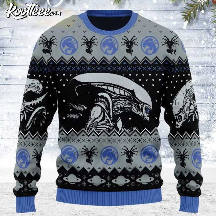 jhays1192987's tweet image. Christmas Alien Xenomorph 90s Horror Movie Xmas Gift Ugly Sweater #Christmas #Alien #Xenomorph #Xmas #Koolteee koolteee.com/product/christ…