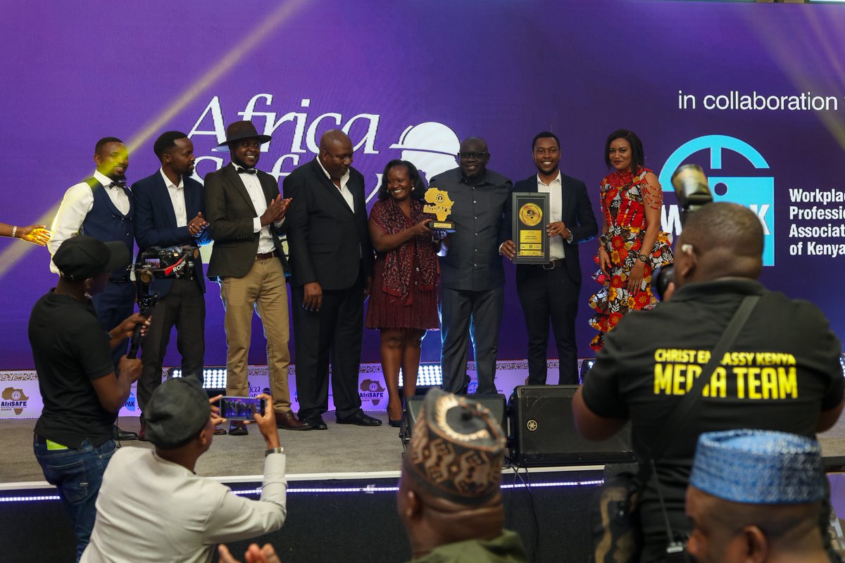 The AfriSAFE 2025 Bank of the Year: Equity Bank Kenya Limited 

We commend you for showing exceptional commitment to the health safety, and well-being of 
their employees and customers, while also showcasing leadership in sustainability and robust environmental, social, and