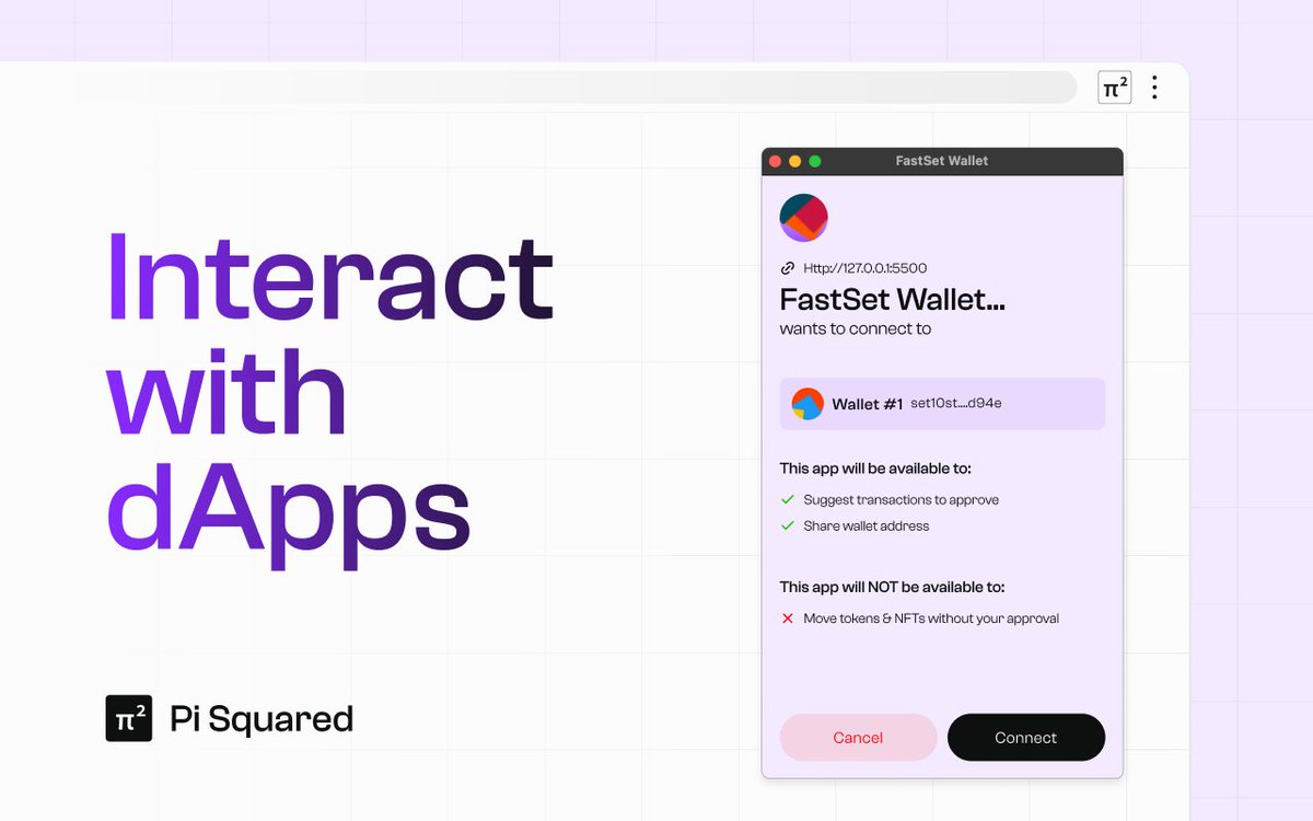 summer1541's tweet image. FastSet Wallet = instant everything ⚡
Security-first design 🔐
Claim tokens in-app 💧
Portfolio tracking included.
#FastSet @Pi_Squared_Pi2