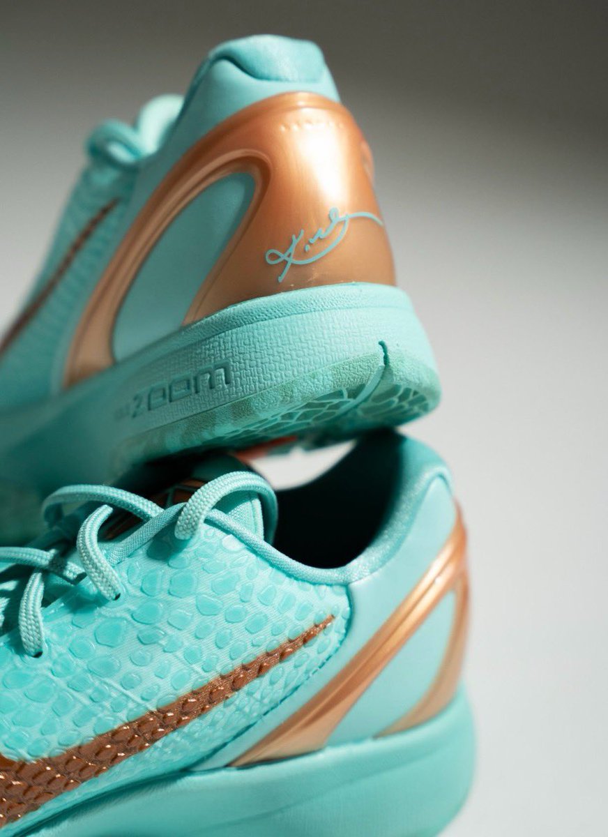 自由の女神カラーを纏った Nike Kobe 6 Protro “Statue of Liberty” PE