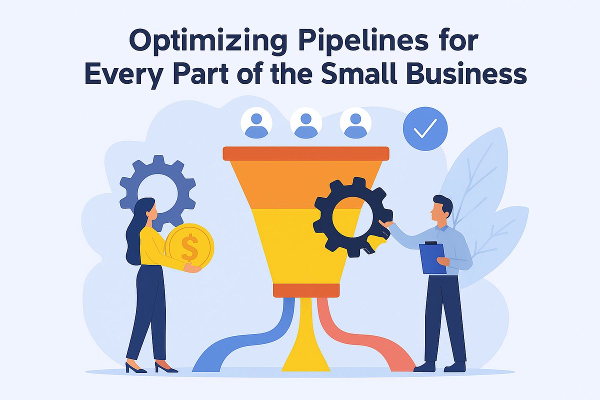SmallBizCRM's tweet image. Want to get more value from your CRM? Pipelines are not just for sales. They can run onboarding, hiring, projects and support. See how: shorturl.at/7RqvU
#CRM #SmallBusiness #CustomerSuccess #BusinessGrowth #Workflow