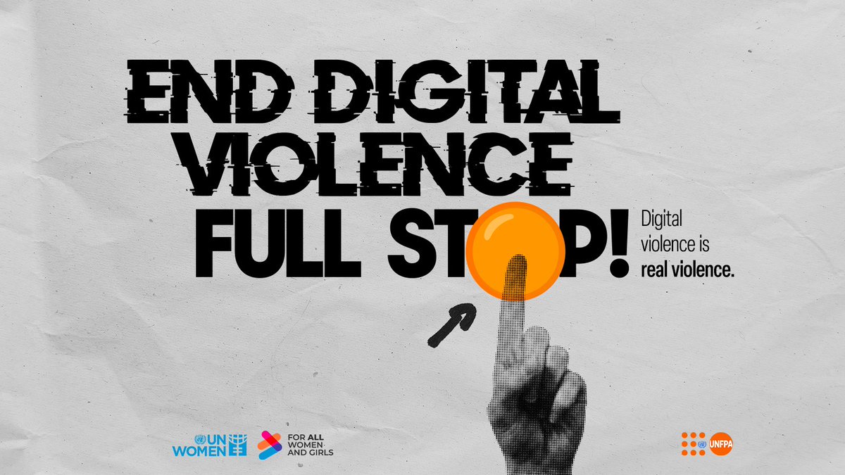 25 November – International Day for the Elimination of Violence Against Women

This year, we’re raising our voices against digital violence! #fullstop 🟠

From AI-generated deepfakes to online harassment, we want equality and safety in digital spaces as well.