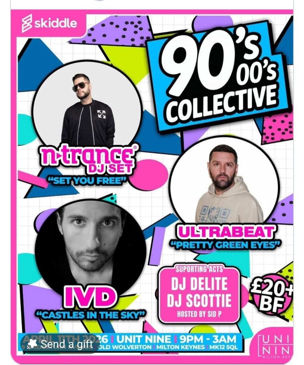 Culley_Delite's tweet photo. New #clubland #clublandclassics #00s dance classics mix from me to push a new event to hit @unitninemk in 2026

https://t.co/xxvFSsaUsd https://t.co/LQ497tXYA9
